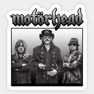 Motorhead Gradiient Black Sticker